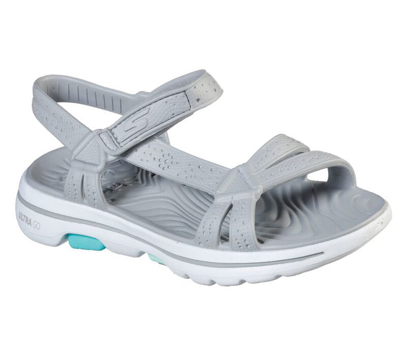 Skechers Cali Gear: Gowalk 5 - Tahiti - Womens Sandals Grey [AU-NV1444]